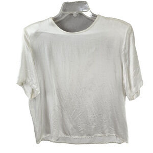 Impressions of California T-Shirt Women's Large Acetate Rayon Satin Shimmery